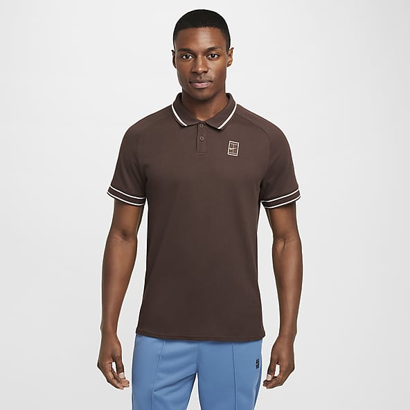 Polo nike uomo marrone new arrivals